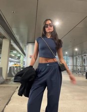 ALO YOGA SUIT UP TROUSERS SET