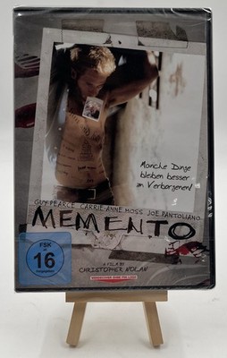 Memento DVD Christopher Nolan Kult Film Thriller Neu Wendecover Sammlung Rare