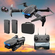 Drone With  2 Cameras 2 Batts, Foldable  Great GIFT Great Fun ALL LEVELS!