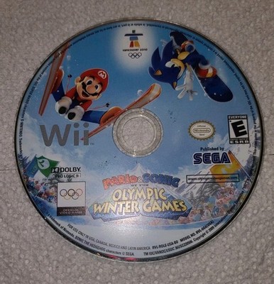Mario & Sonic At The Olympic Winter Games (Nintendo Wii, 2009) CIB w/ Manual