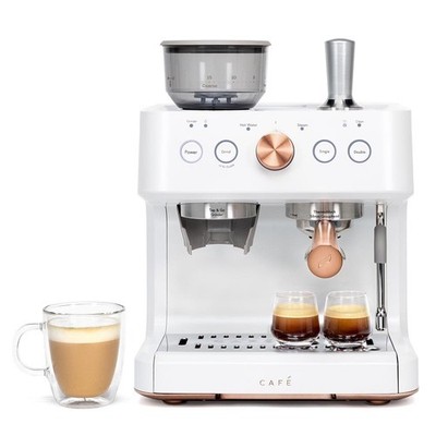 Café Bellissimo Semi Automatic Espresso Machine with Grinder & Milk Frother