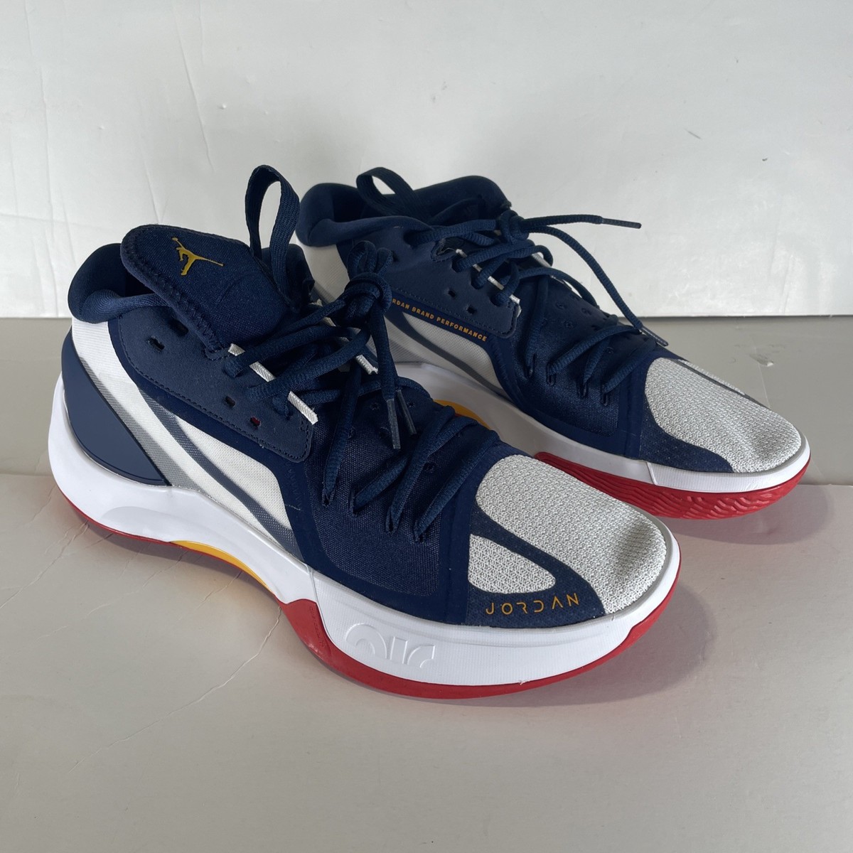 Nike Air Jordan Zoom Separate Midnight Navy/university Gold Mens