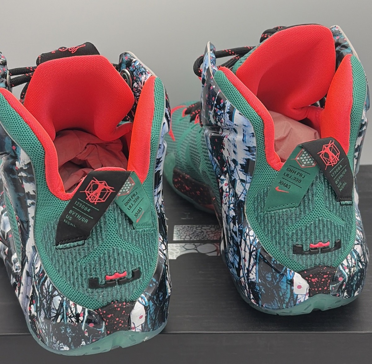 Size 10 - Nike LeBron 12 Xmas Akron Birch for sale online | eBay