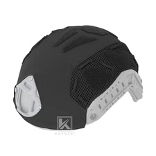 KRYDEX Tactical Helmet Cover for Fast Helmet M L XL Maritime Helmet Black