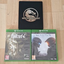 Xbox One Fallout 4 Mortal Kobat 2 Steelbook Halo 5 Games Bundle
