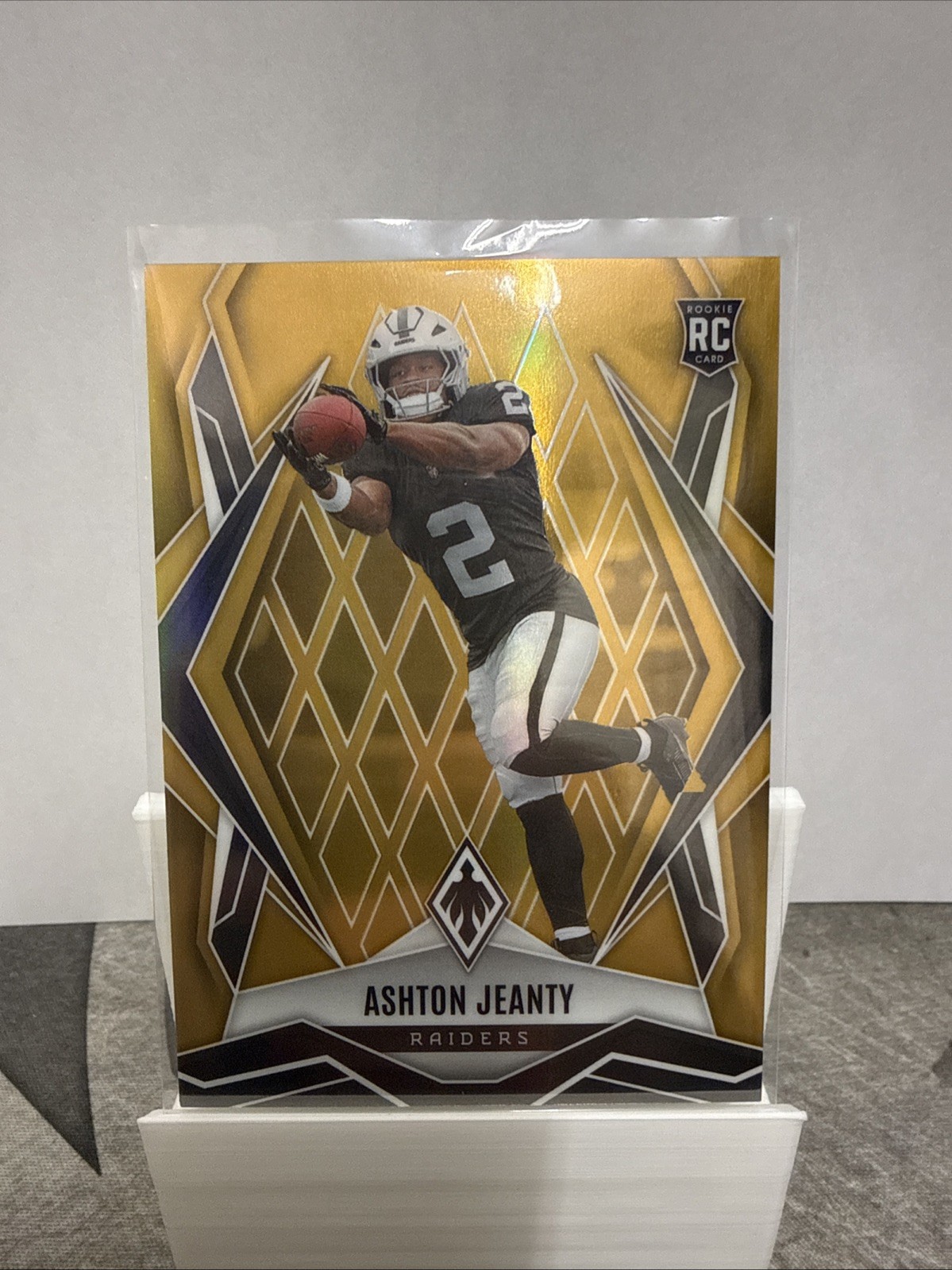 2025 Panini Phoenix - Rookies Ashton Jeanty #158 Gold /10 (RC) FIRST PRINT