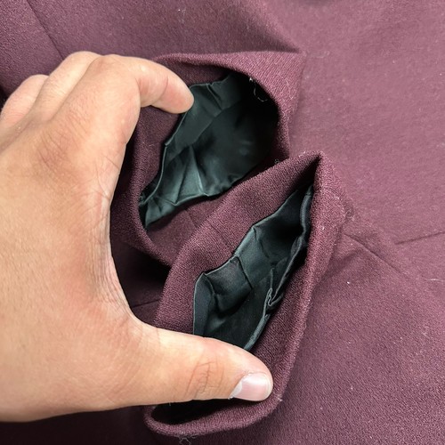 Jil sander Women‘s Wool Set Blazer & Skirt Burgundy Size 40 (US 8 ) Schurwolle - Picture 15 of 24