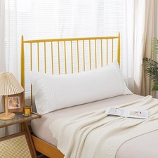 20x54 Inches Body Pillow Cover with Body Size Pillowcase 20" x 54" White
