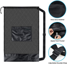 Sports Mesh Bag Sports Equipment Bags Heavy Duty Drawstring Backpack Sport Ba...