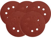 Yato Schleifscheibe Klett Gelocht 125Mm P60 5 Stk YT-83452