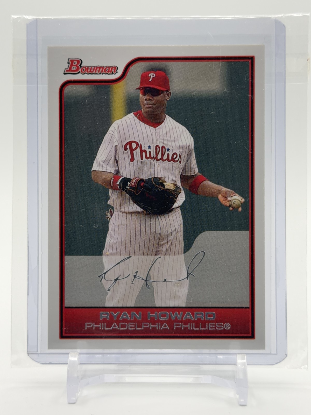 2006 Bowman #57 Ryan Howard White #/120