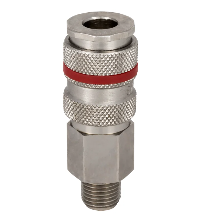 TST - 19 Series - Quick Release 1/4"" BSP Male Coupling -Parker, Rectus, PCL, QRC