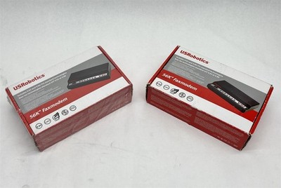 US Robotics USRobotics 56K Modem Faxmodem 5686G USR5686G 56Kbps Lot 2 New