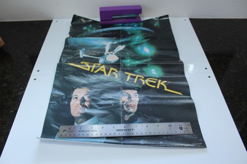 Vintage 1979 Star Trek Original Poster Kirk & Spock The Motion Picture #2179