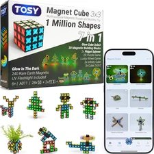 Magnet Cube 3X3 - 30 Blocks, 240 Magnets, Multipurpose: Creative Building Blocks