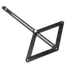 WEN ME360P Aluminum Miter Saw Bevel Gauge & Corner Angle Finder for Woodworking