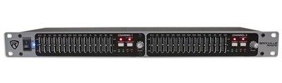 Rockville REQ215 Dual 15 Band 1/3 Octave Graphic Equalizer, Subwoofer Output,...