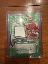 Ricky Pearsall 2024 Spectra Aspiring Green Rookie Patch Auto RC /35 RPA - 49ers