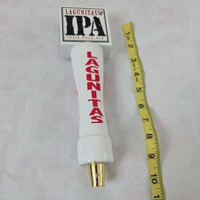 Lagunitas Brewing Company IPA White Beer Tap Handle 10  Tall