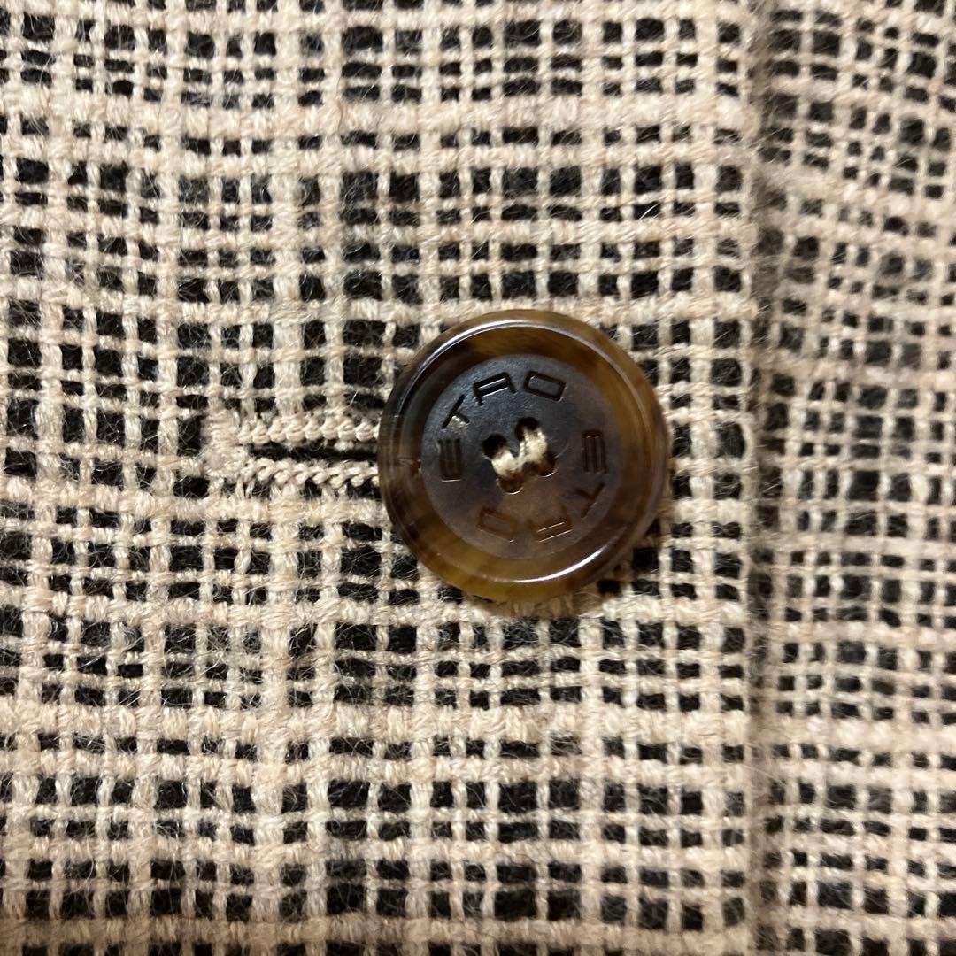 ETRO tailored jacket checked pattern velvet colla… - image 2