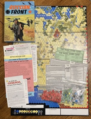 Avalon Hill Russian Front War Game 865 PUNCHED