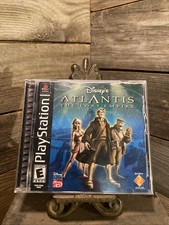 Vintage Disney's Atlantis The Lost Empire PS1 PlayStation 1 Complete 