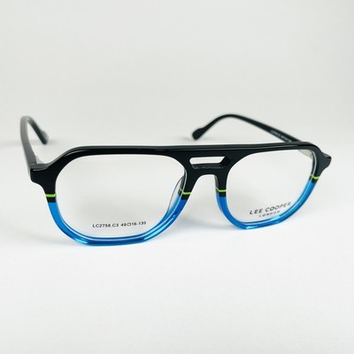 LEE COOPER Brille SCHWARZ ECKIG Brillengestell MOD: LC2758 C2