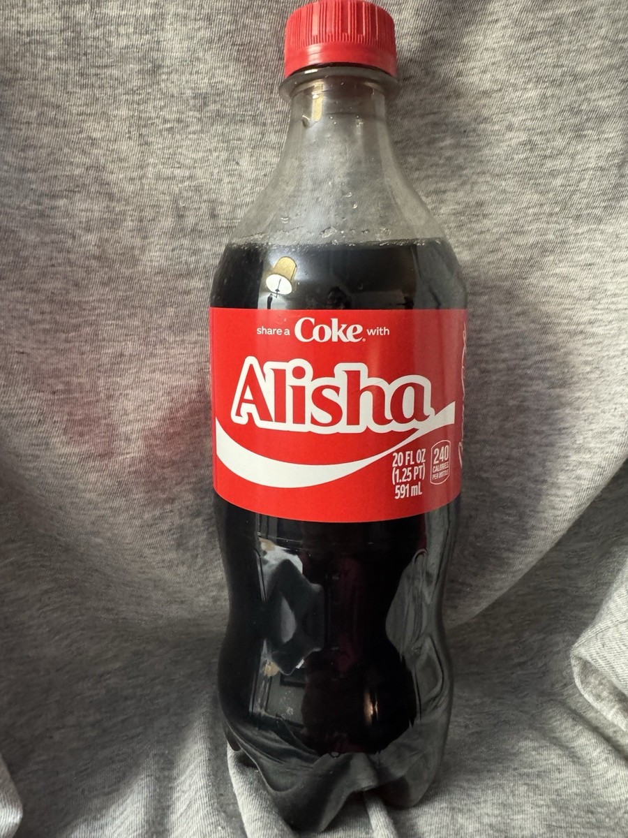 Share a Coke with Alisha 2025 Personalized Gift Coca Cola Bottle