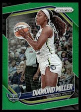 2025 Panini Prizm WNBA Green Prizms #27 Diamond Miller