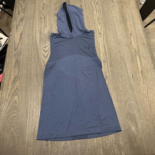 Under Armour Gray Fitted HeatGear Sleeveless Hoodie Size S