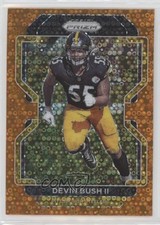 2021 Panini Prizm Orange Disco Prizm Devin Bush II #257 01sb