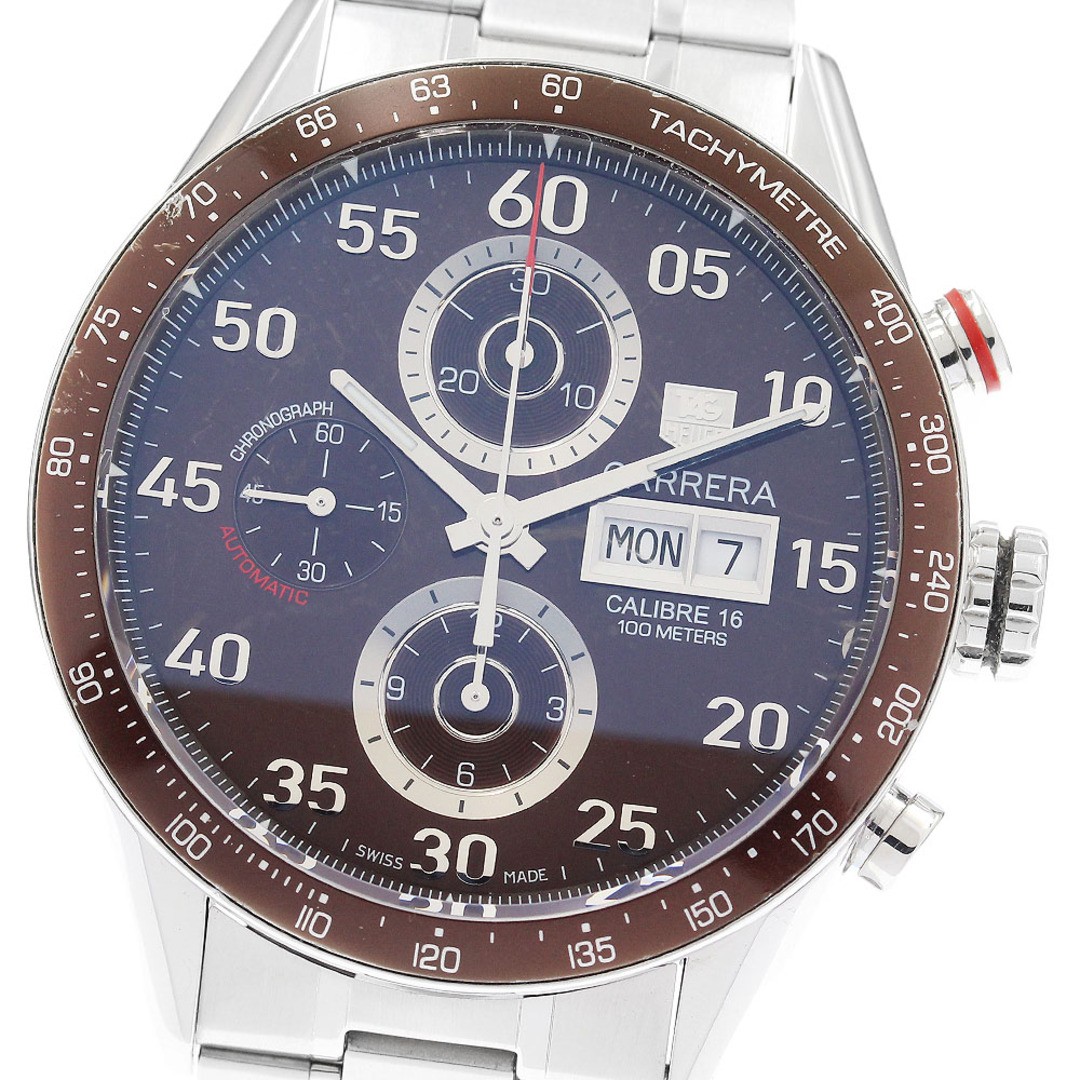 TAG Heuer Carrera Chronograph Day Date Automatic Mens Watch with Box