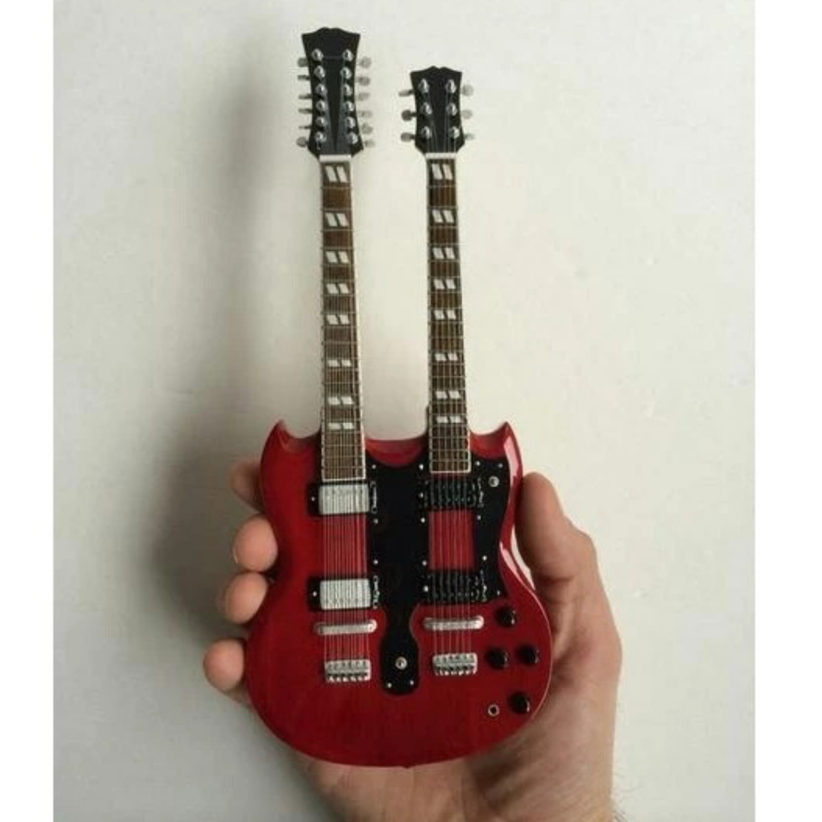 Jimmy Page Gibson EDS 1275 Double Neck Miniature Guitar Led Zeppelin