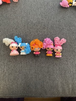 Lalaloopsy Tinies Mini 1  Dolls With Curly Hair Lot Of 5