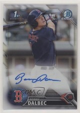 2016 Bowman Draft Chrome Pick Refractor 233/499 Bobby Dalbec #CDA-BD Auto z1r