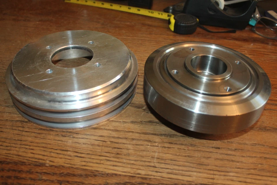 Pontiac V8 6.625" Amortiguador Summit #64275 Balanceador armónico y juego de poleas mecanizadas Foto 3 de 4