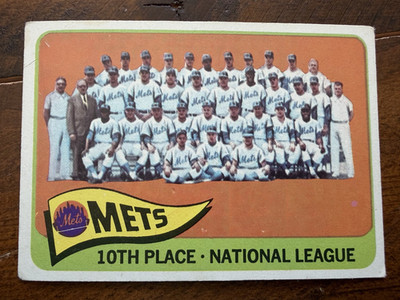 1965 Topps Set Break #551 Mets Team Card   HIGH NUM SP   Rare Final Series