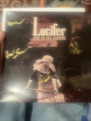 #ad Lucifer Dirt In The Ground Reaper On Your Heels live Signed By The Band $52.50