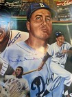 Mickey Mantle, Willie Mays , Duke Snider .Signed  18X24 PSA  (5) Auto Baseballs — photo 7