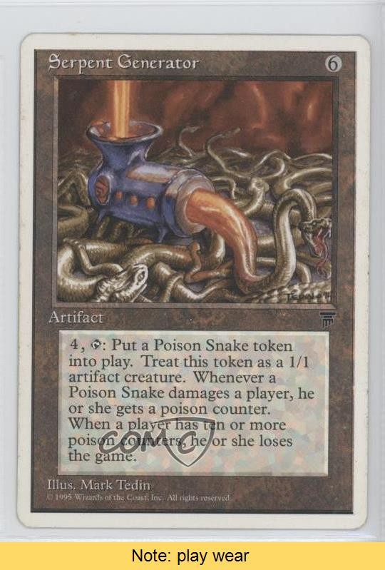 Serpent Generator Magic: Chronicles White Border 1995 READ 0b5