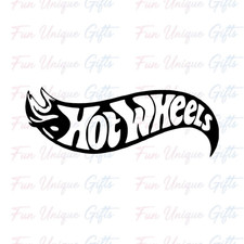 Hot Wheels Vinyl Decal Sticker -Multiple Colors  Sizes- FREE SHIPPING 