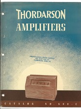 1938 Thordarson Amplifiers Catalog No. 600-C—T20W60-Chicago IL