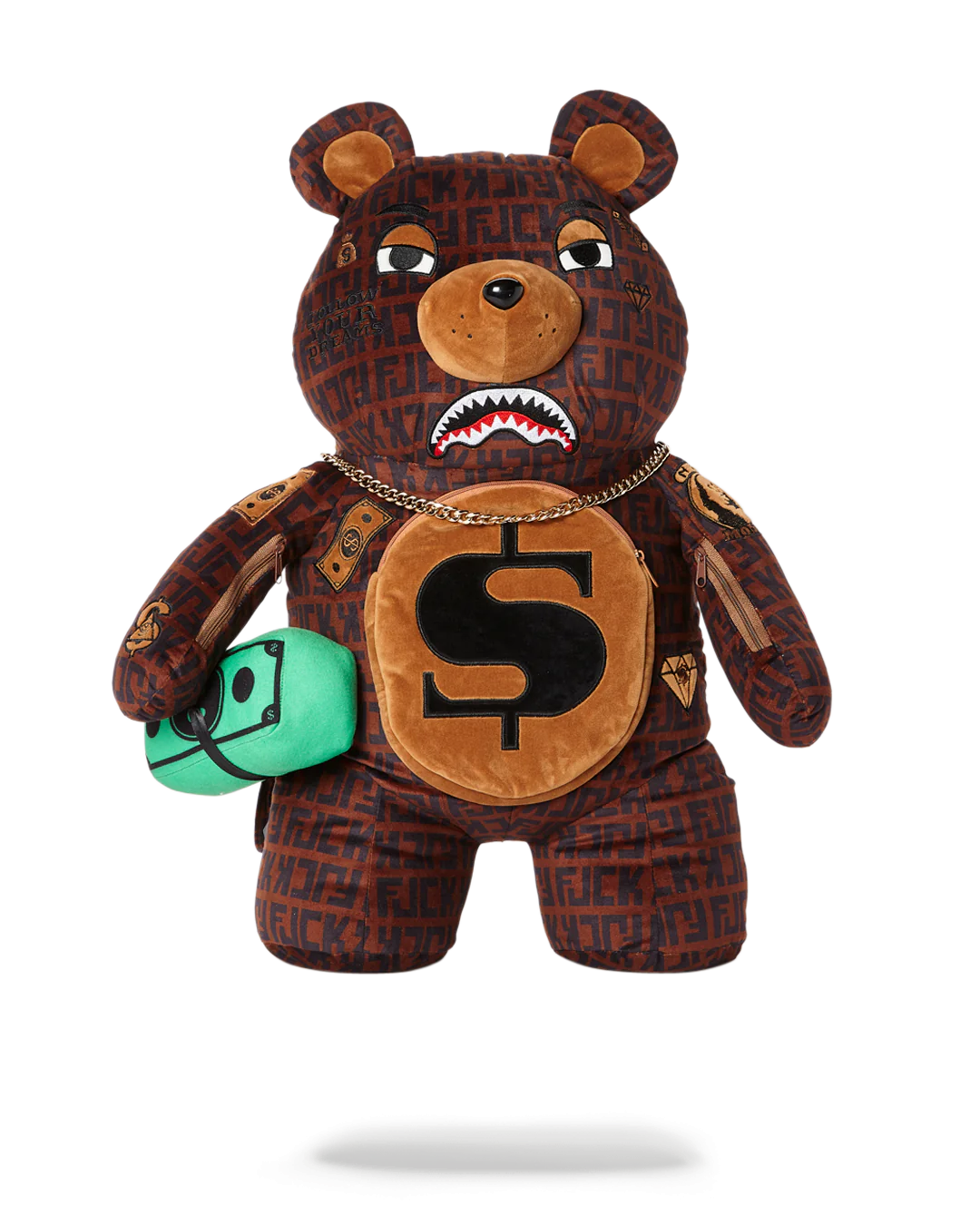 Sprayground Offended Teddy bear Backpack eBay