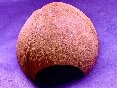 Coconut shell aquarium For Cichlid Fish Hide Cave Aquarium Decoration Pleco Crab