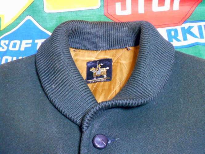 ALEXANDERS 1960s Vintage Wool Jacket Green Single… - image 10