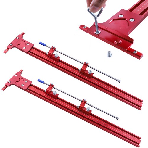 Aluminium Woodworking Parallel Saw Track Universal Saw Guide Rail Carpentry Tool - Picture 15 of 18