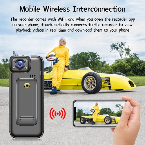 4K HD WIFI Body Kamera Videorecorder Outdoor Sport Action Mini Cam Nachtsicht - Bild 6 von 30