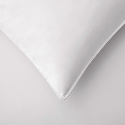 Paquete de 2 almohadas clásicas de pluma de ganso blancas medianas firmes UNIKOME - Imagen 5 de 5