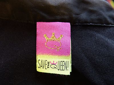 Chemisier Femme Save The Queen - Taille 40 (M) - Noir En Nylon - Occasion Très Bon état