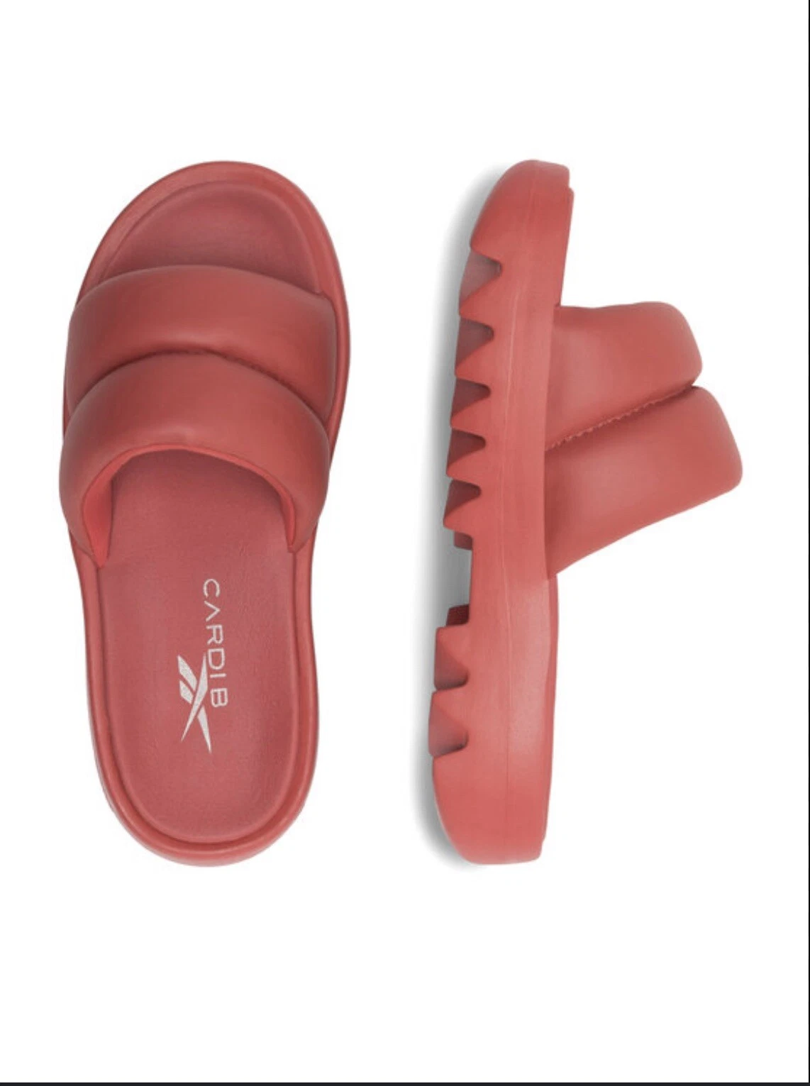 Sandali Reebok Cardi B Slide HP2219 rosso moderno donna taglia 7